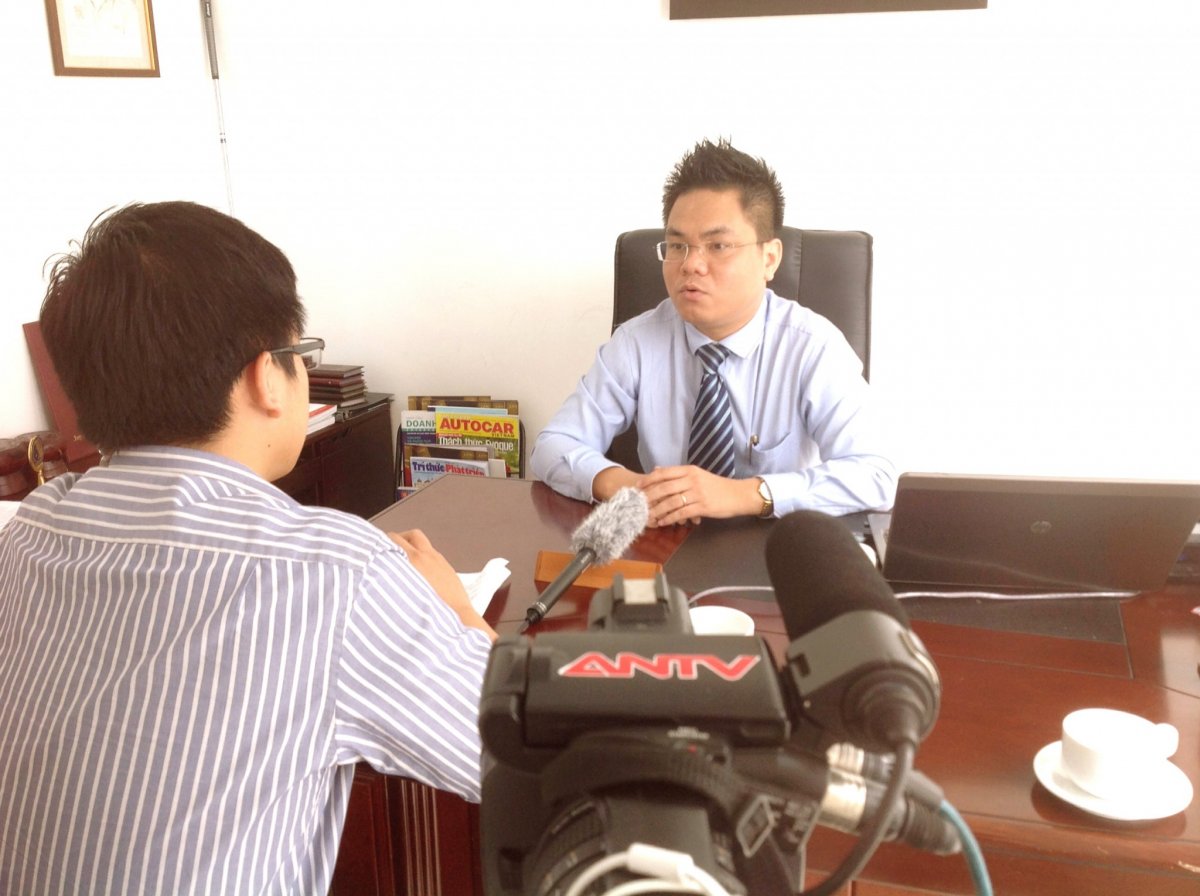 luật sư Hà trả lời phỏng vấn ANTV