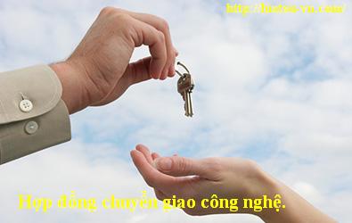 hợp đồng chuyển giao công nghệ