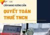 Cẩm nang hướng dẫn Quyết toán thuế TNCN