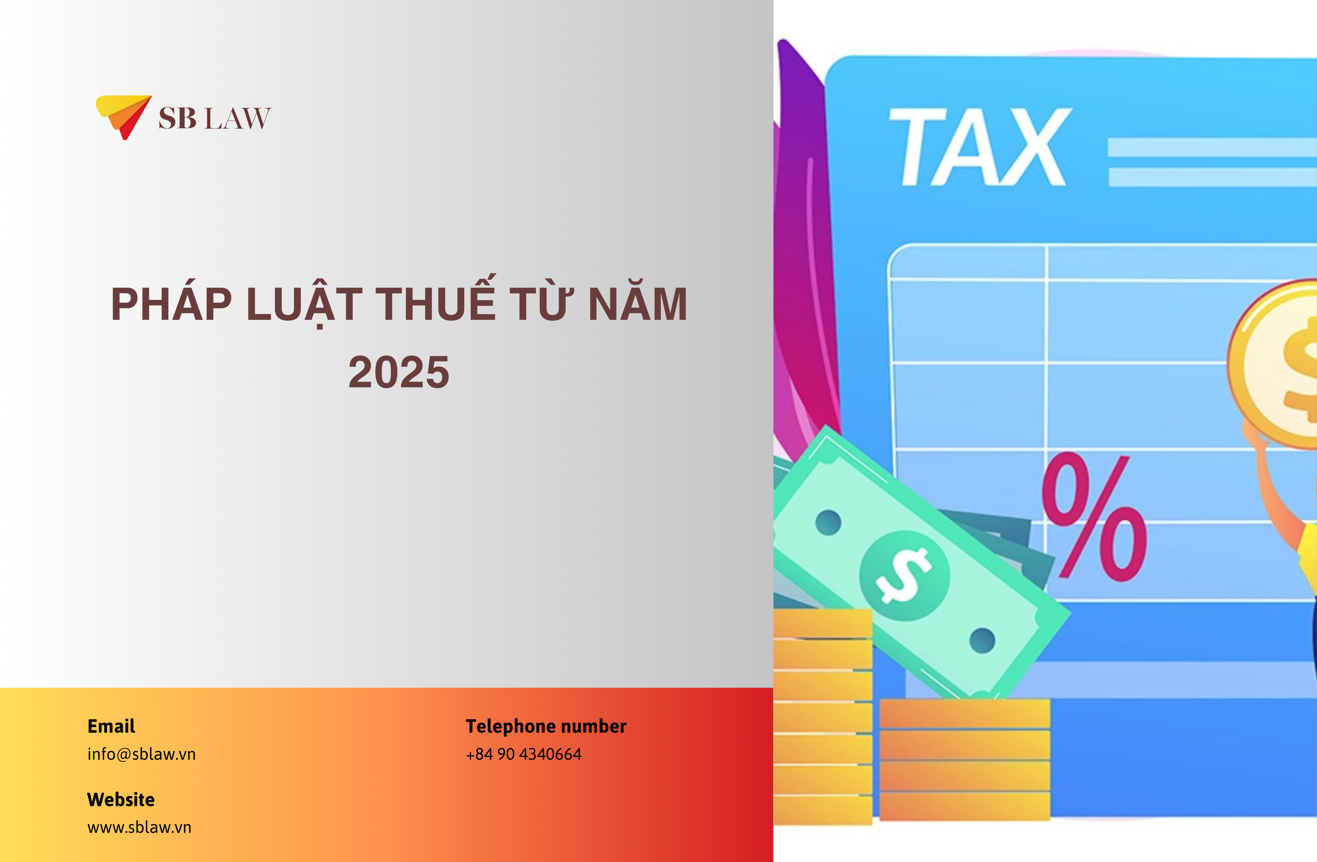Pháp luật thuế từ năm 2025