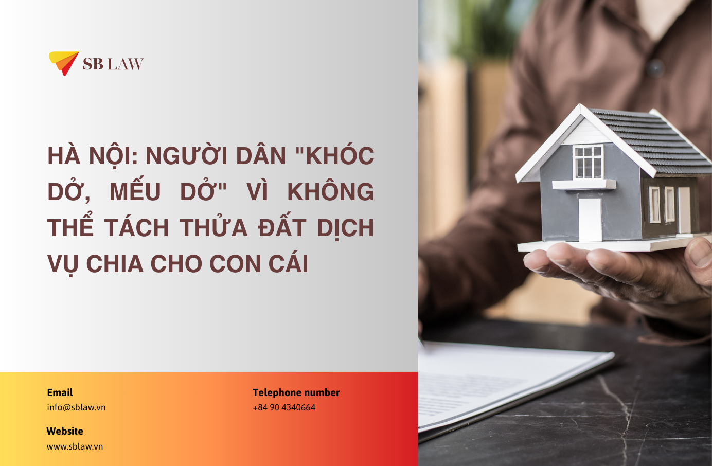Hà Nội: Người dân “khóc dở, mếu dở” vì không thể tách thửa đất dịch vụ chia cho con cái
