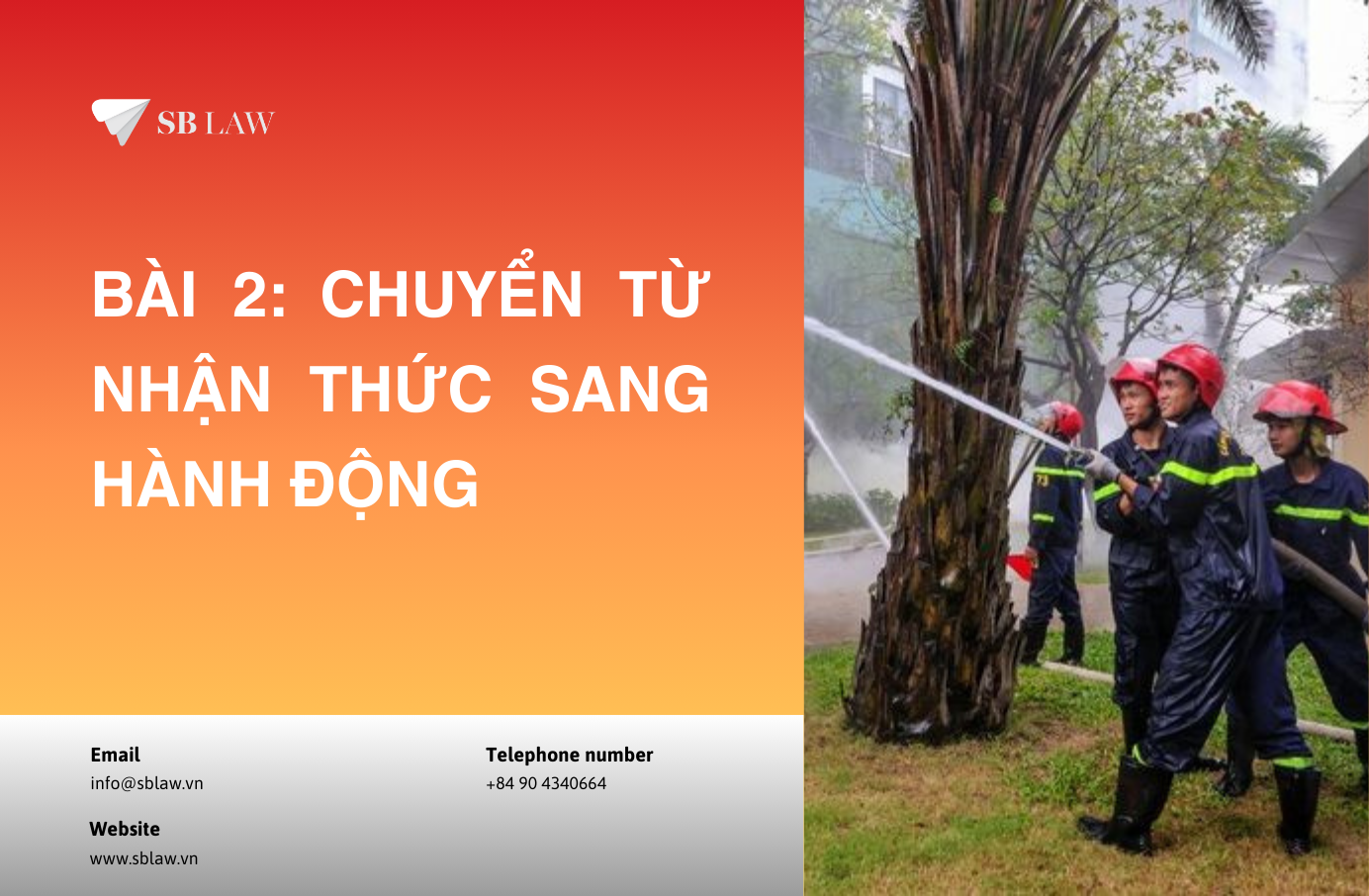 Bài 2: Chuyển từ nhận thức sang hành động
