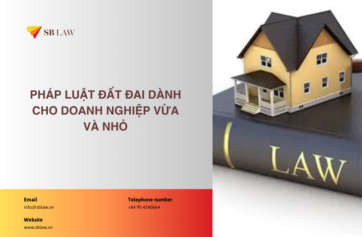 Pháp luật Đất đai dành cho doanh nghiệp vừa và nhỏ